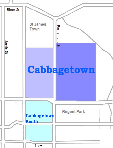 Cabbagetown, ON - Fichier:Cabbagetown map.PNG — Wikipédia